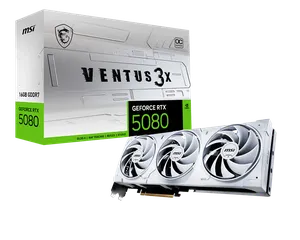 GeForce RTX 5080 16G VENTUS 3X OC BLANCA